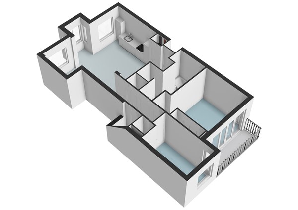 Floorplan - Moreelsestraat 1A, 1071 BJ Amsterdam